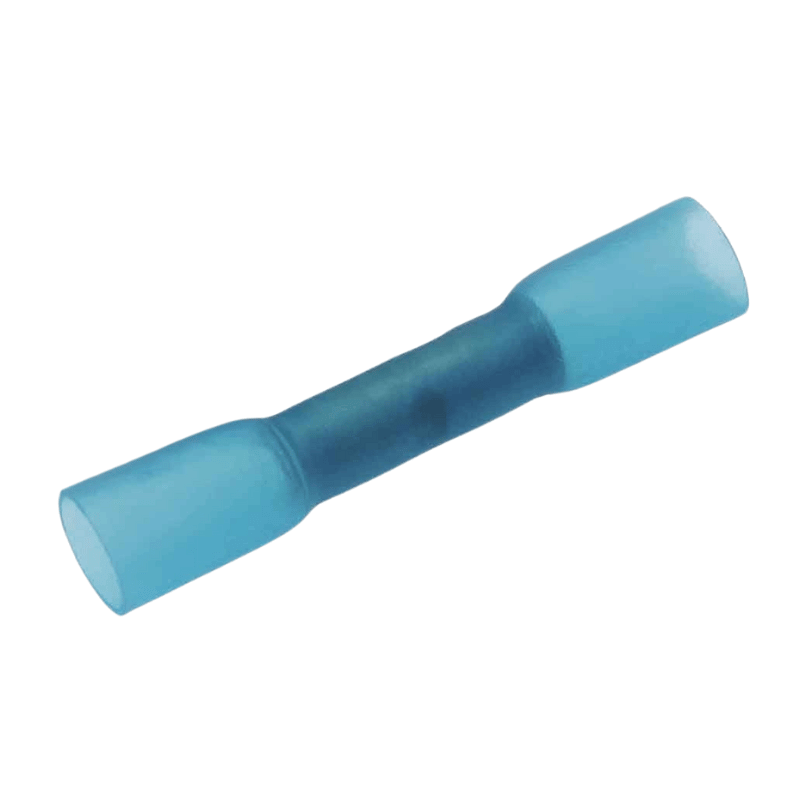 Cimco 180342 Stoßverbinder – Schrumpfisoliert, 0,5–1,0 mm², blau