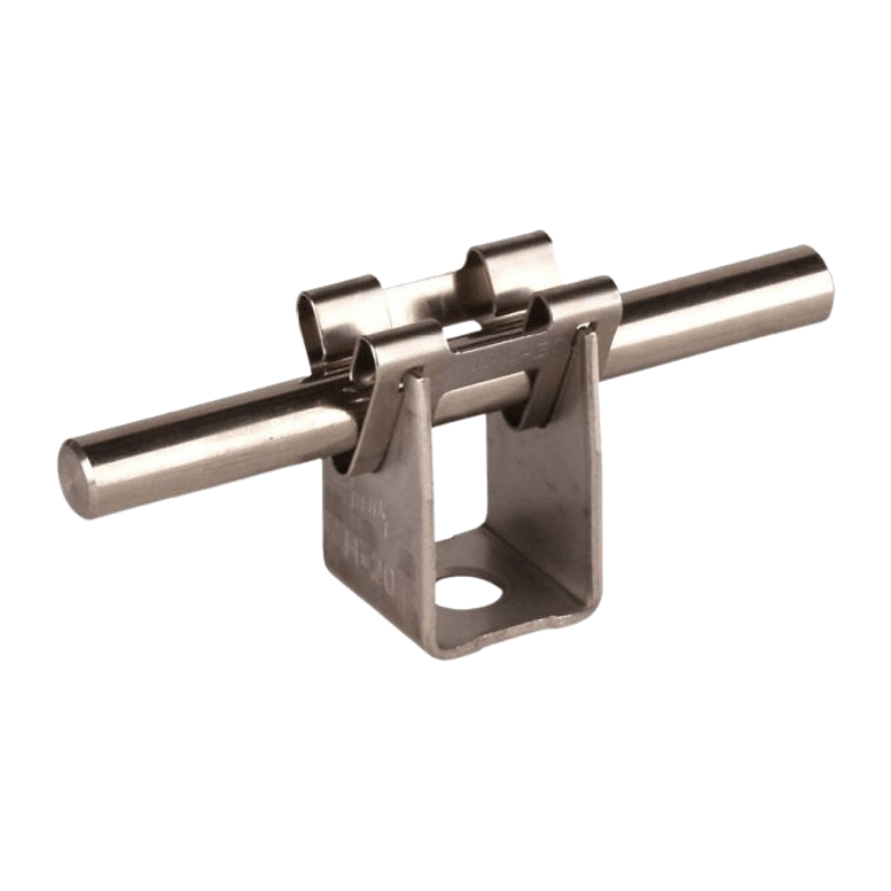 Dehn 207009 Leitungshalter DEHNgrip – Niro, V2A, H 20mm, D 8mm