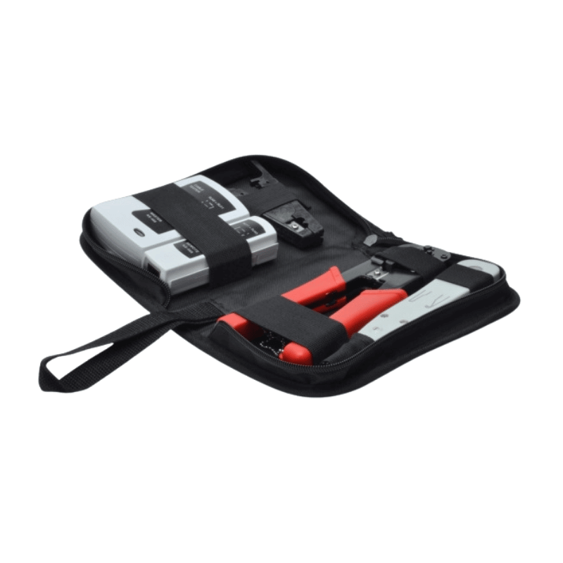 Digitus DN-94022 Werkzeugset – Crimpzange, Netzwerktester, Abisolier-Werkzeug