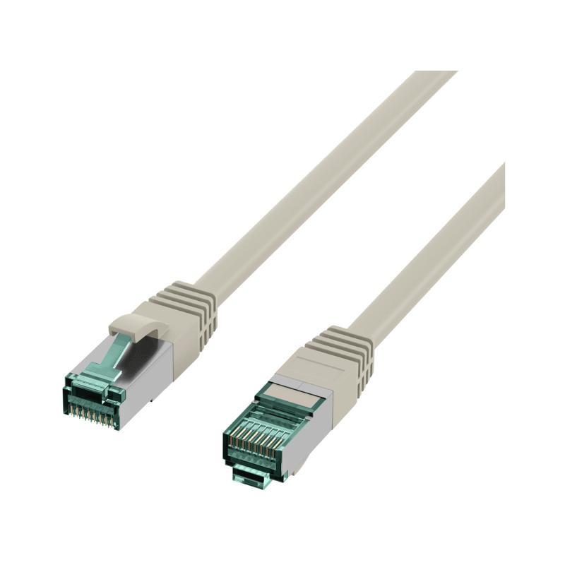 EFB MK6001.5G Patchkabel 5,0 m – Cat.6A, 2x RJ45, halogenfrei, Grau