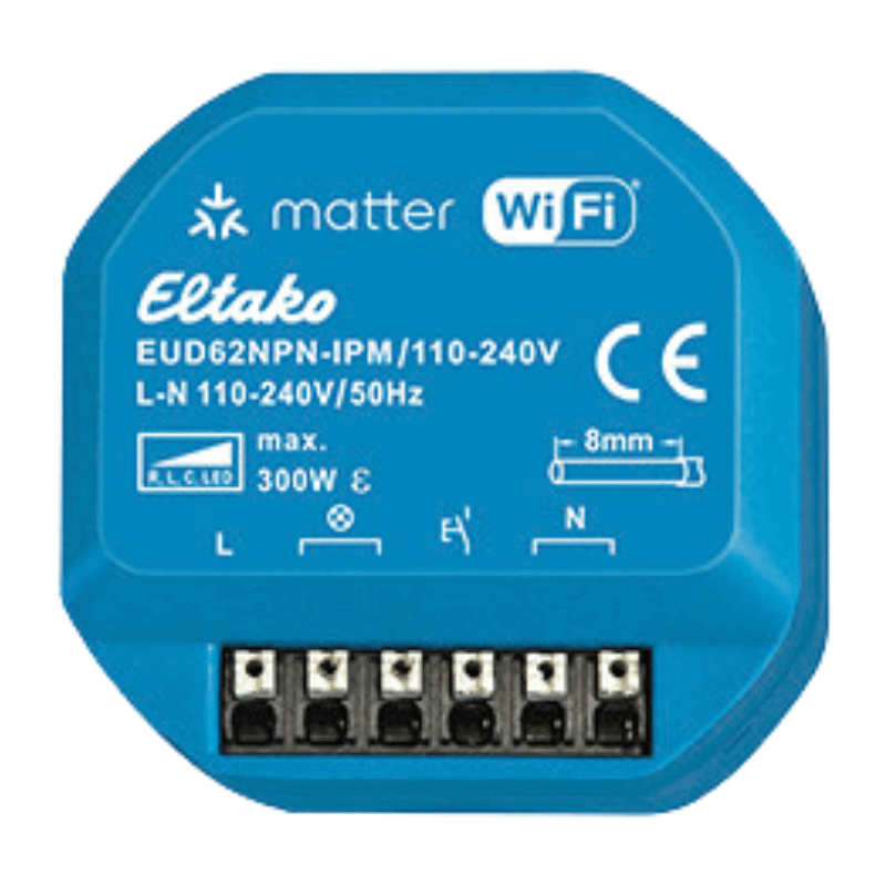 Eltako Universal-Dimmer EUD62NPN-IPM/110-240V – Matter, 300W, UP
