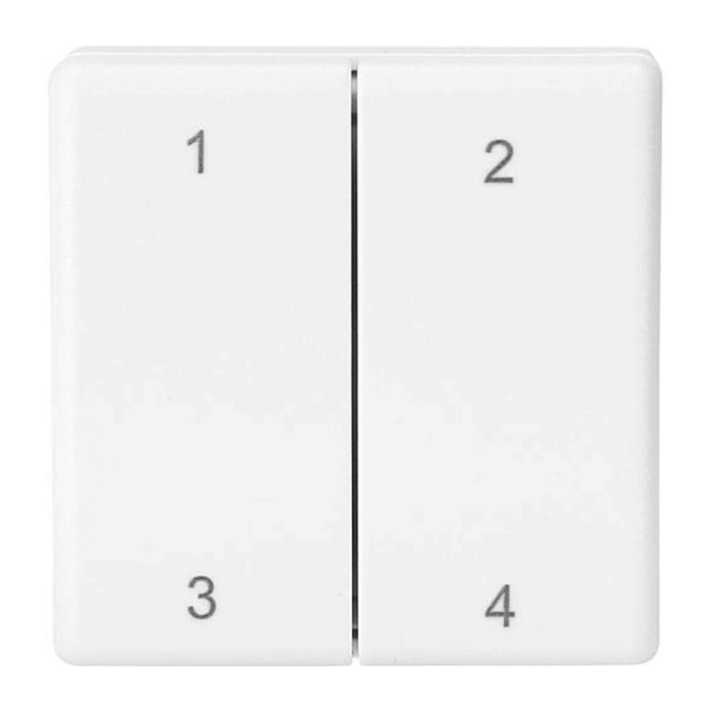 Eltako FMH4-rw Funk-Minihandsender – lasergraviert 1+2+3+4, reinweiß