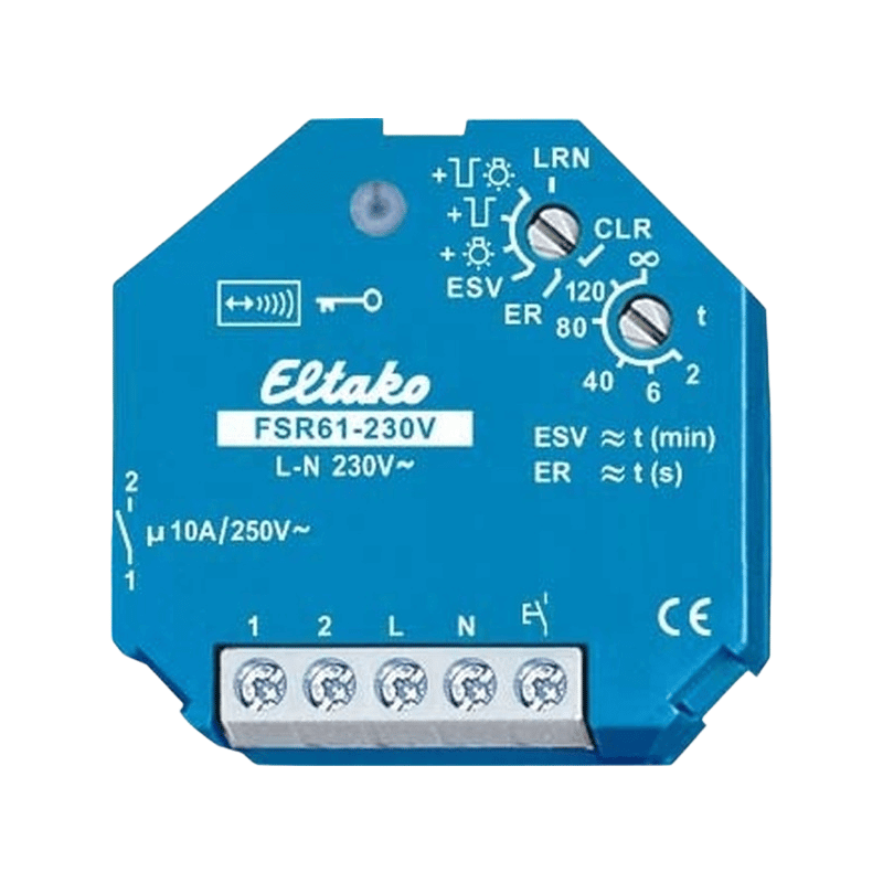 Eltako FSR61-230V Stromstoß-Schaltrelais – 1-Schließer, 10A, 230V, potenzialfrei