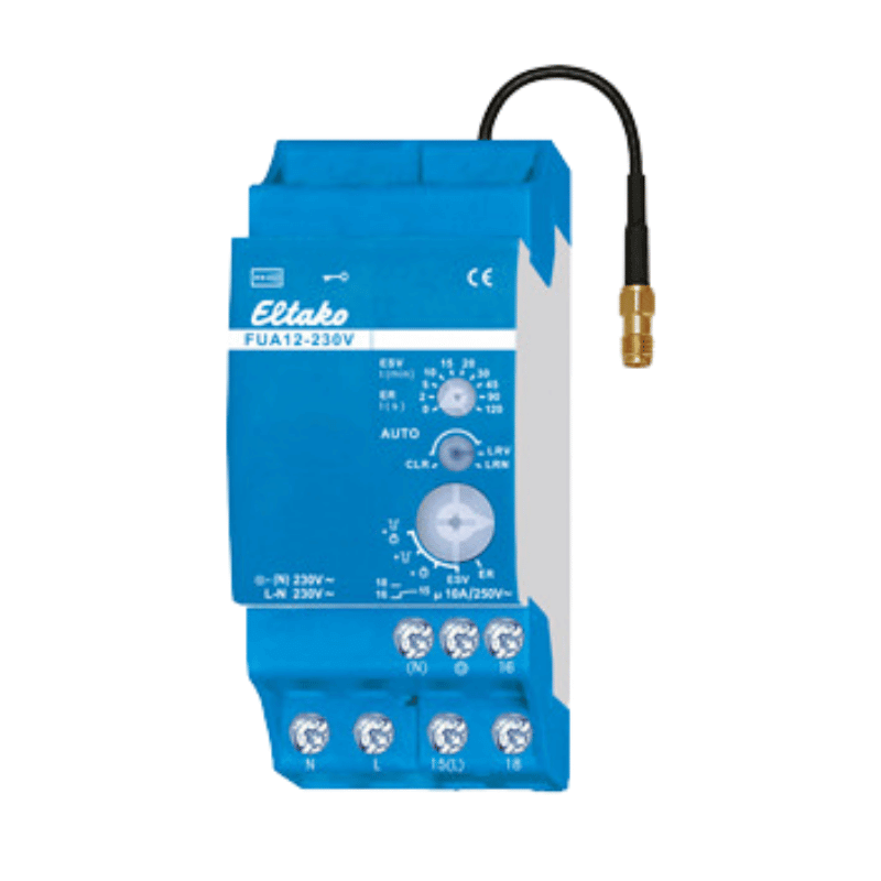 Eltako FUA12-230V Funk-Universalaktor – mit Antenne, 1 Wechsler, 10 A