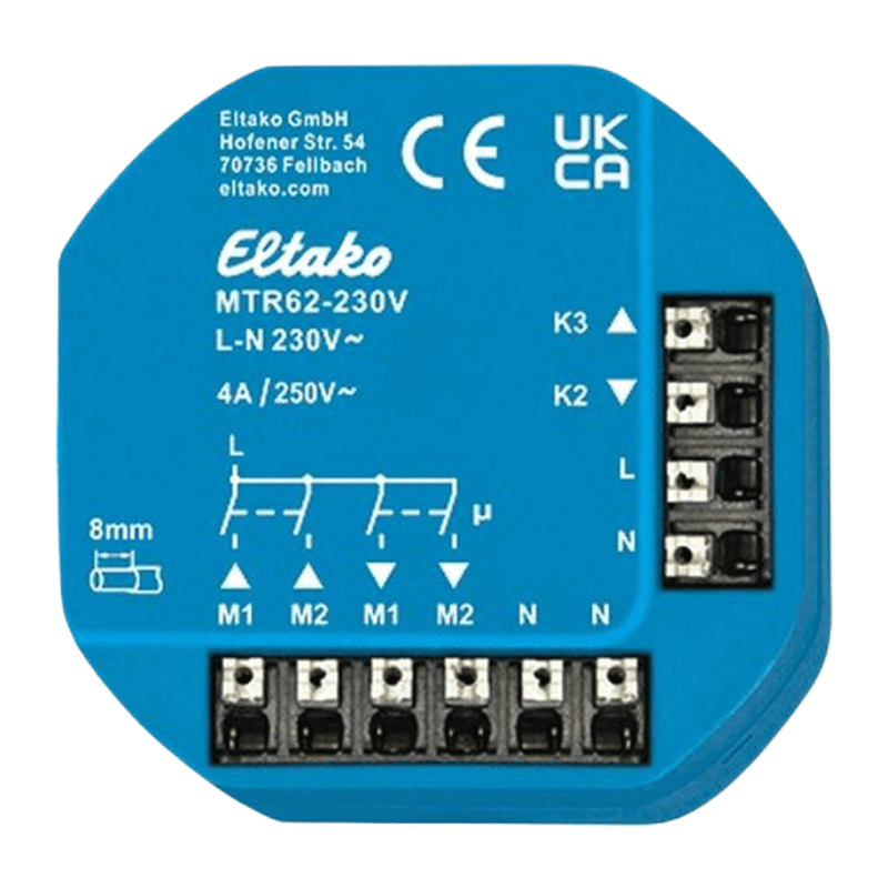 Eltako MTR62-230V Motor-Trennrelais – 2+2 Schließer, 4 A