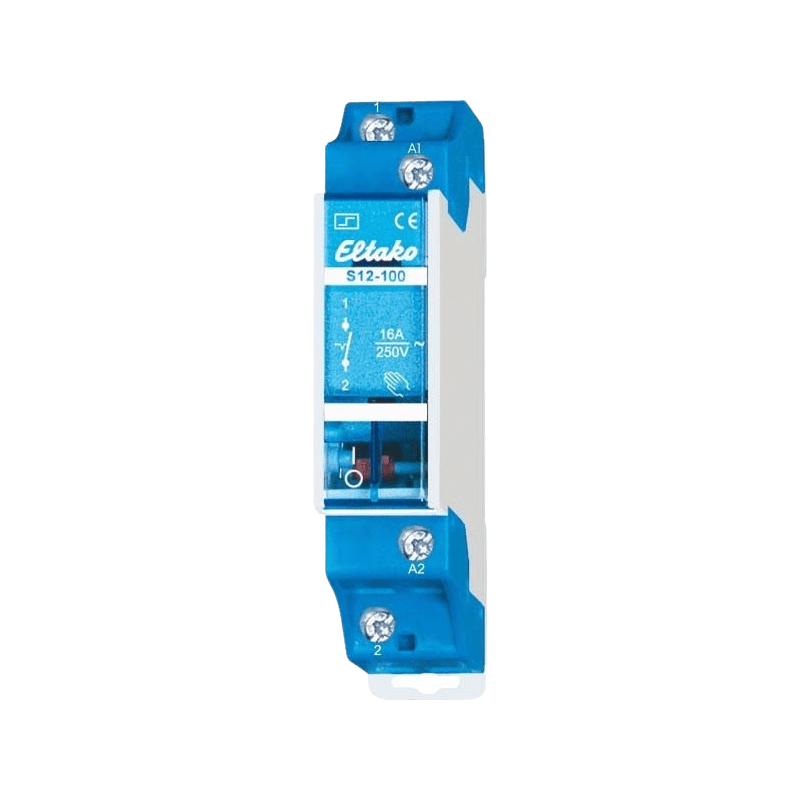 Eltako S12-100-230V Stromstoßschalter – mechanisch, 16A, 230V AC, 1TE