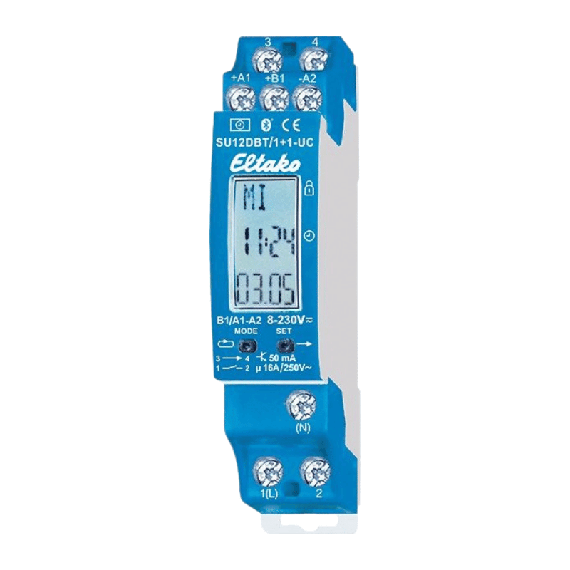 Eltako SU12DBT/1+1-UC Schaltuhr – 2-Kanal, Bluetooth
