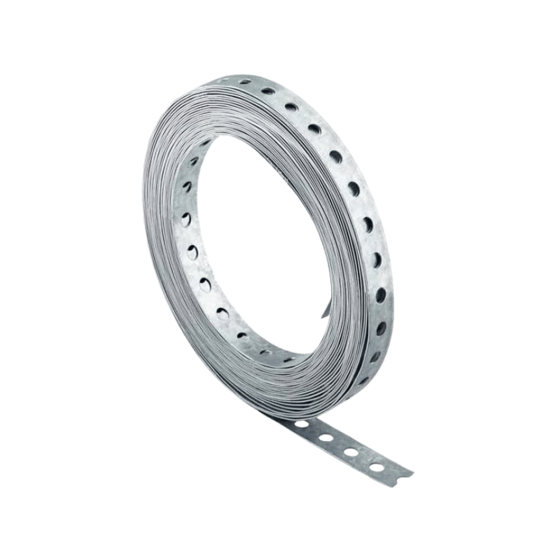 Fischer LBV 12/10m Lochband 10 m  – B12 mm, Stahl, verzinkt, silber
