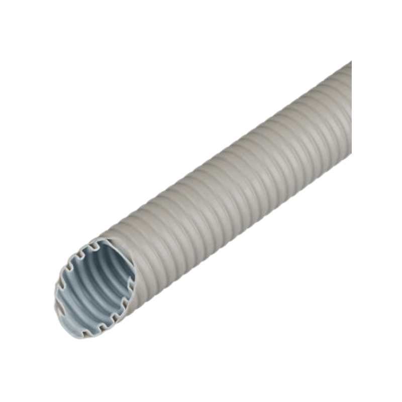 Fränkische FFKuS-EM-F20GR Wellrohr Ø 20 mm – 50 Meter, biegsam, grau