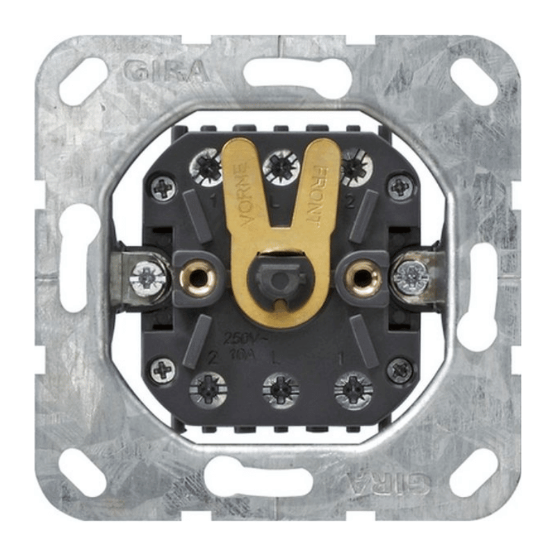 Gira 015700 Jalousie-Drehtaster – 2-polig, für Drehgriff