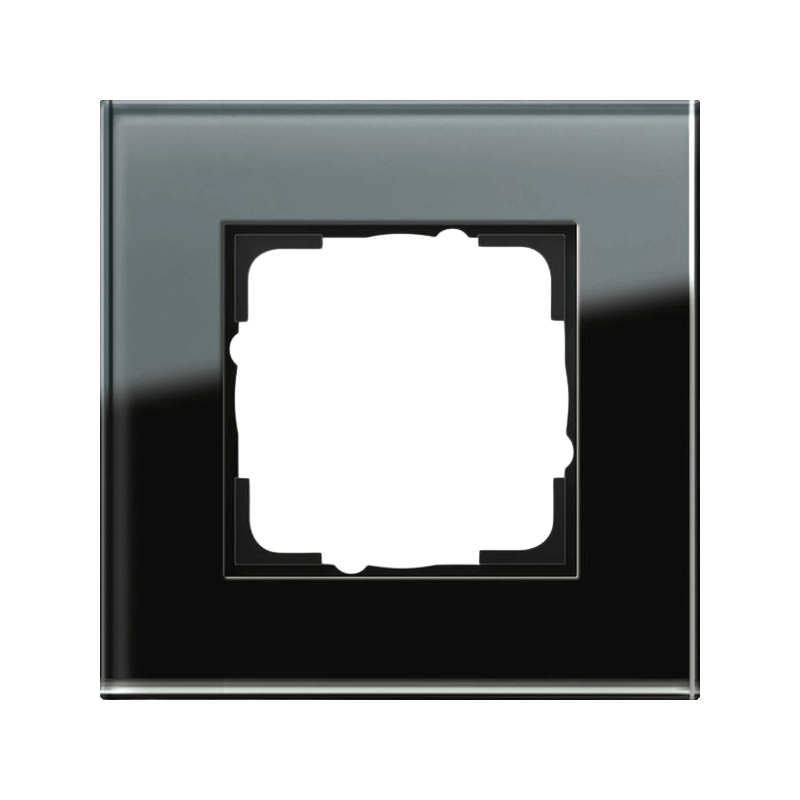 Gira 021105 Rahmen – Esprit, 1-fach, Glas, schwarz