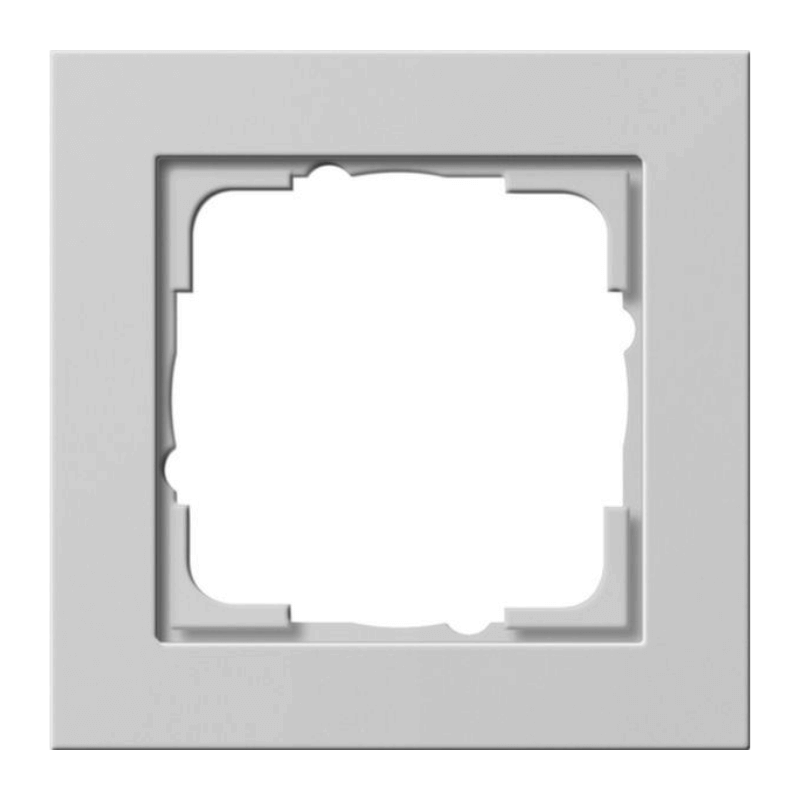 Gira 021137 Rahmen – E2, 1-fach, grau matt