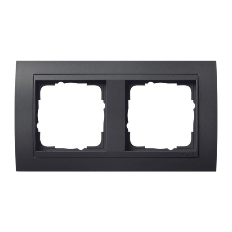 Gira 021208 Rahmen – Event, 2-fach, anthrazit