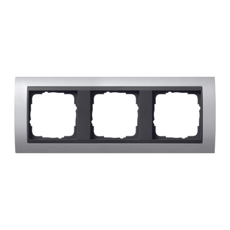 Gira 021306 Rahmen – Event anthrazit, 3-fach, alu