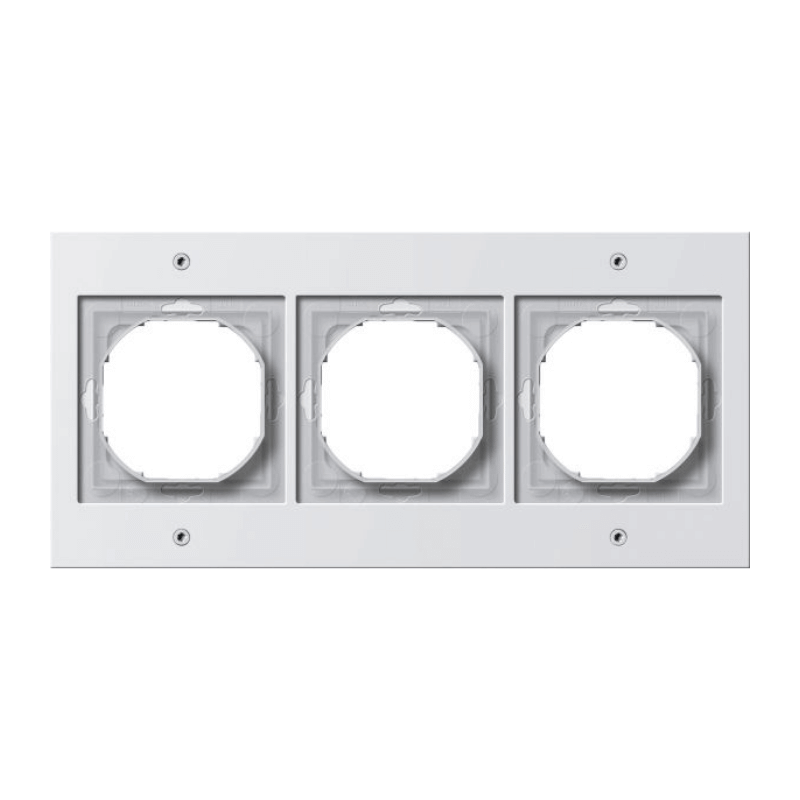 Gira 021366 Rahmen – TX_44, 3-fach, reinweiß