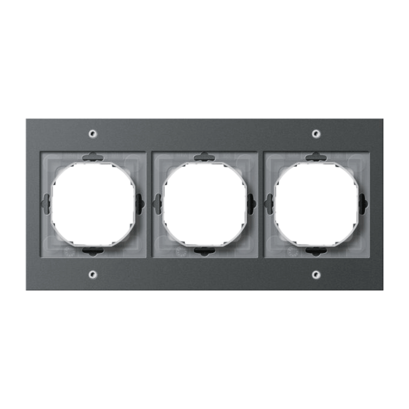 Gira 021367 Rahmen – TX_44, 3-fach, IP44, anthrazit