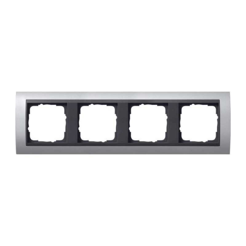 Gira 021406 Rahmen – Event anthrazit, 4-fach, alu