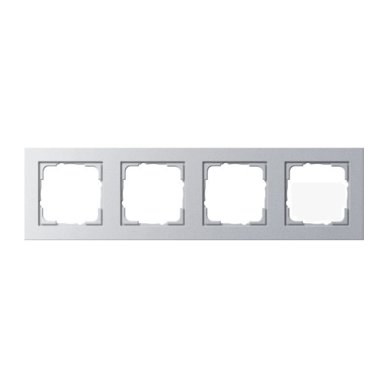 Gira 021425 Rahmen – E2, 4-fach, alu