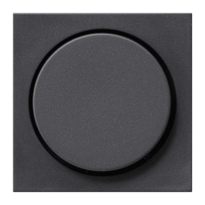 Gira 065028 Drehdimmerabdeckung – System 55, Standard, anthrazit