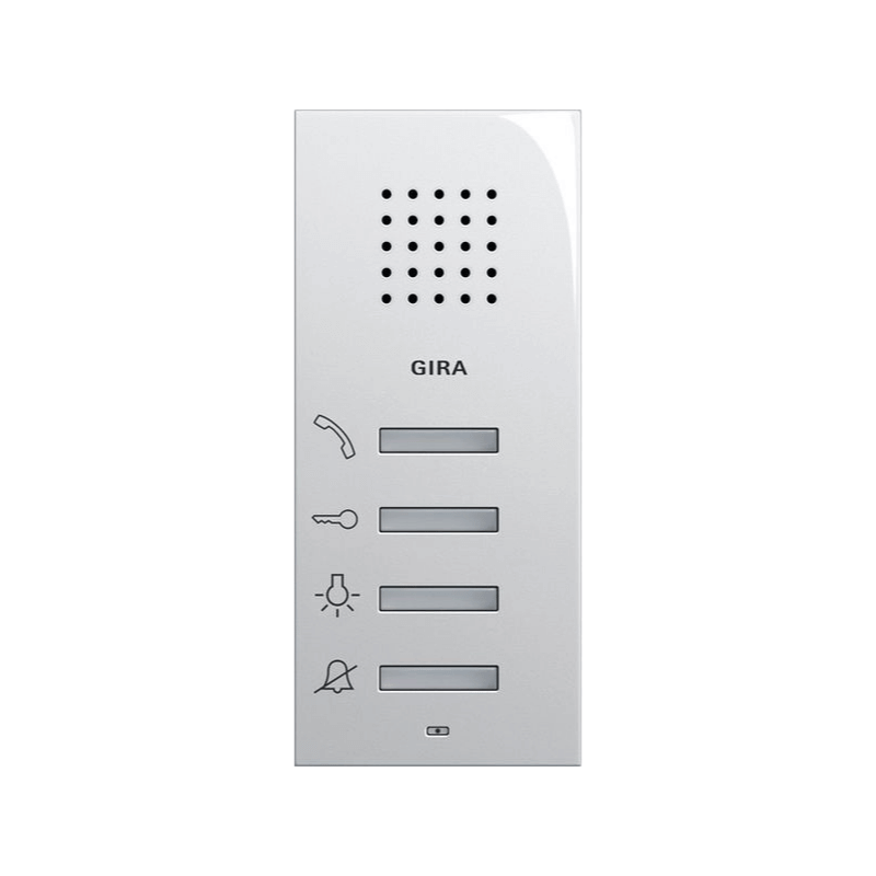 Gira 125003 Wohnungsstation AP – System 55, Audio, reinweiß glänzend