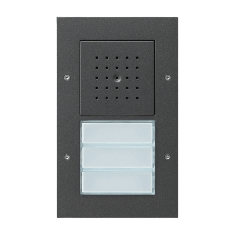 Gira 126767 Türstation Aufputz TX_44 – 3-fach, Audio, anthrazit