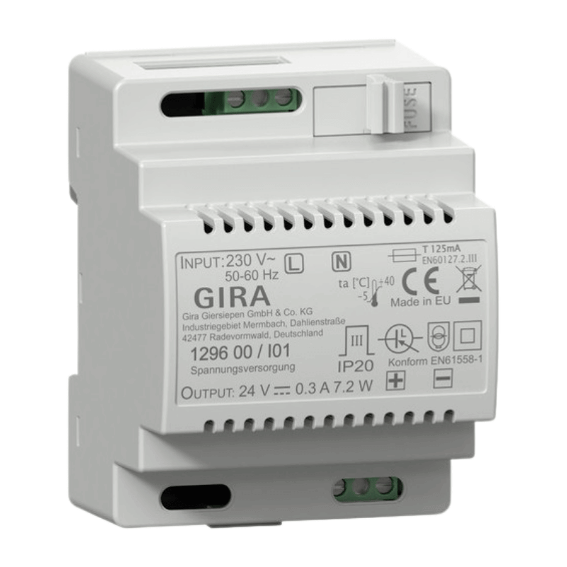 Gira 129600 Spannungsversorgung – DC 24 V, 300 mA, REG