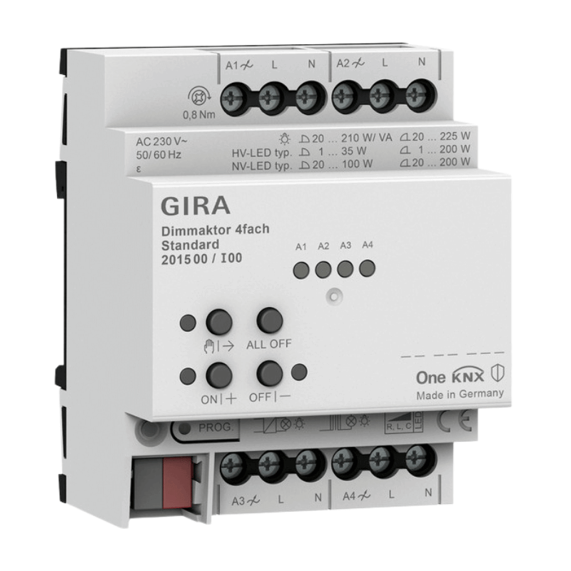 Gira KNX-Dimmaktor 201500 – 4-fach, Standard