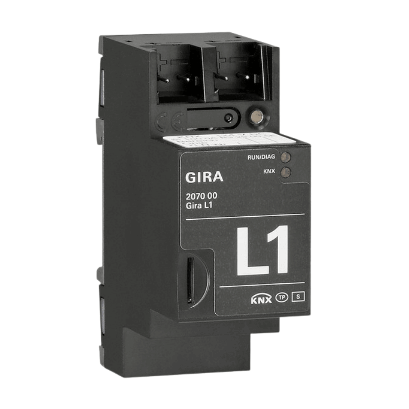 Gira KNX-Logikmodul L1 207000 – 20 Szenen, 480 Datenpunkte, REG