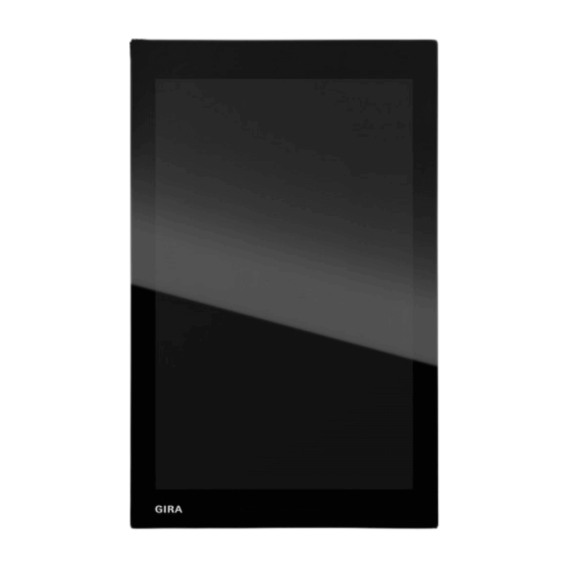 Gira 208705 Gira G1 – 2te Generation, ohne WLAN, Glas, schwarz