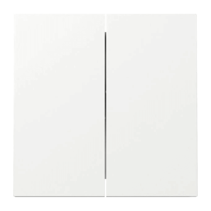 Gira 329570 Wippe – Flächenschalter, 2-fach, reinweiß glänzend