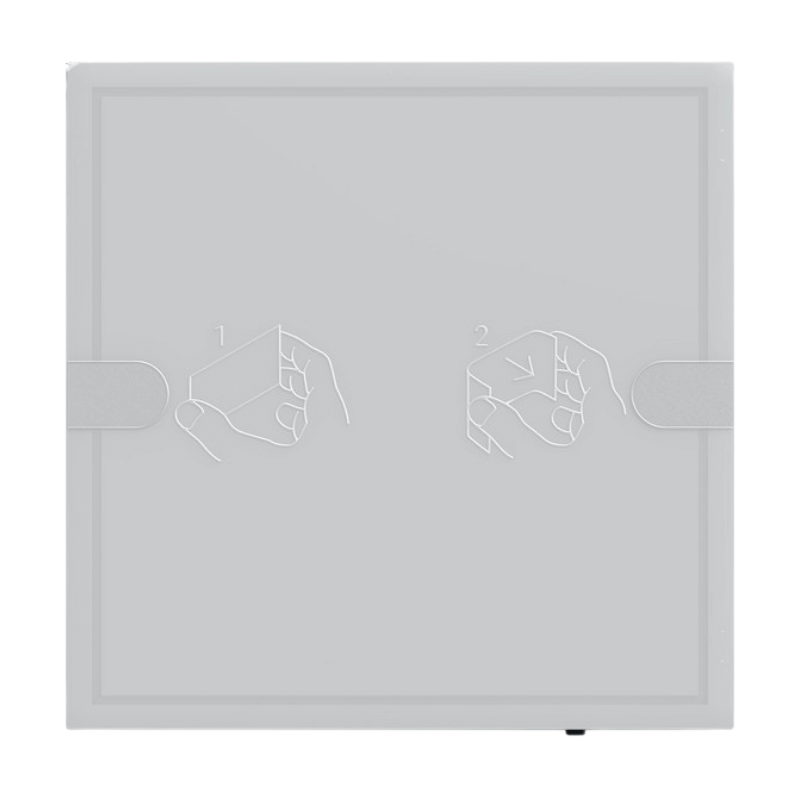 Gira  KNX-Tastsensor 4 5001028 – OneKNX, 1-fach, Komfort, anthrazit
