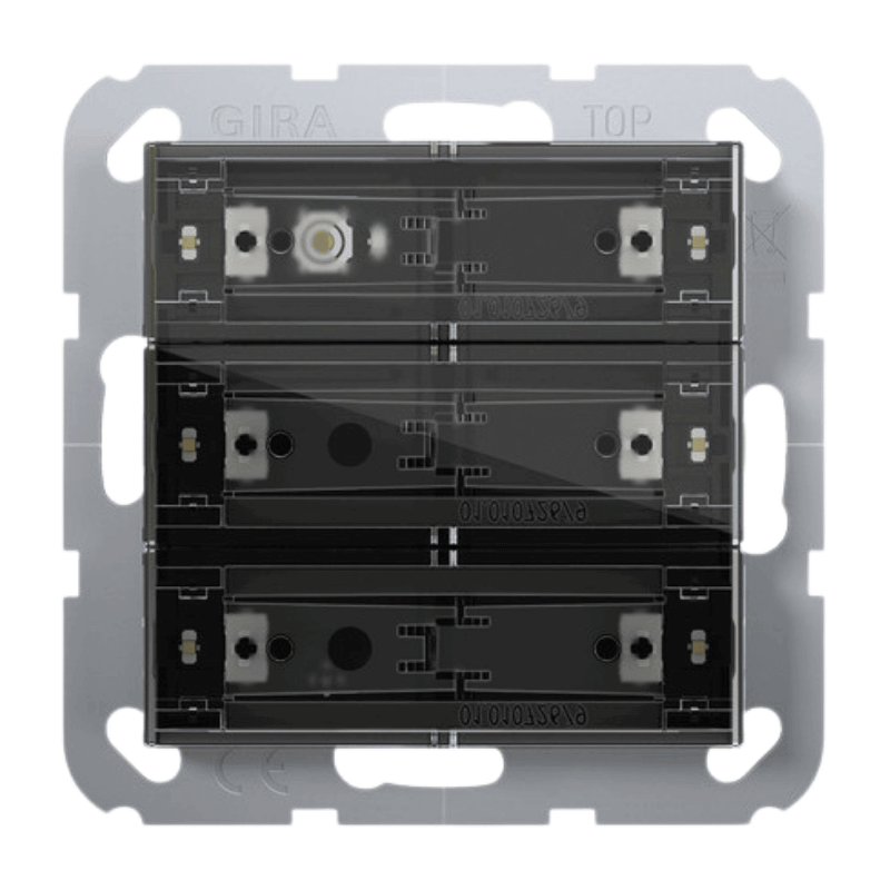 Gira KNX-Tastsensor 4 501300 – System 55, Standard, 3-fach, reinweiß