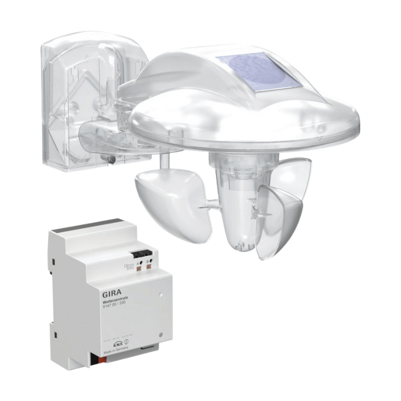 Gira KNX-Wetterzentrale 514600 – Data Secure, Sonnenschutz, Temperatur, REG