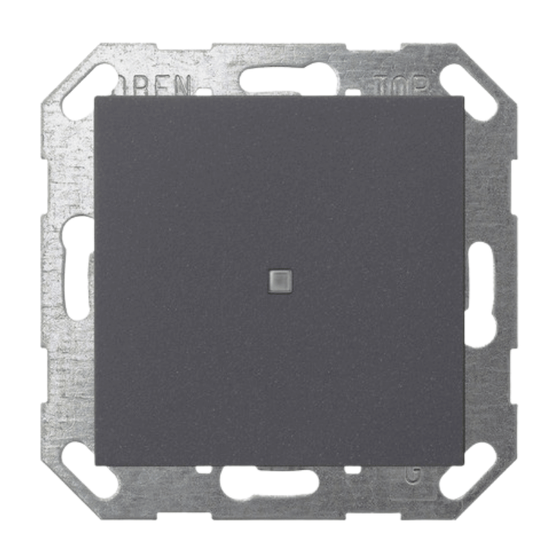 Gira KNX-Tastsensor 517128 – System 55, OneKNX, 1-fach, anthrazit
