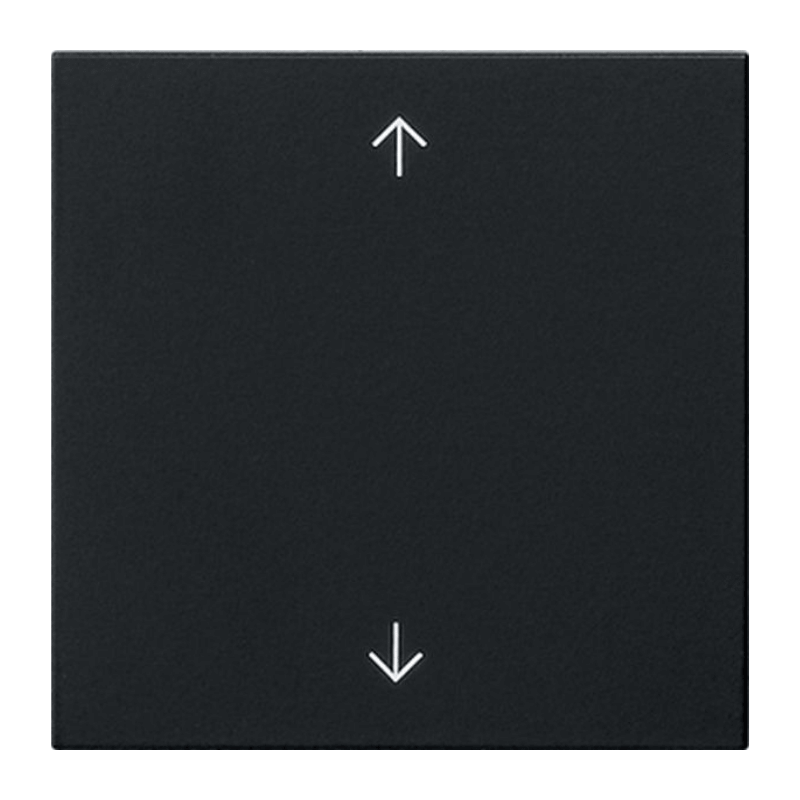 Gira 5361005 Bedienaufsatz – System 3000, Pfeile, schwarz matt