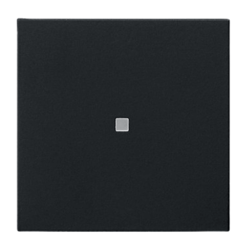 Gira Elektronik-Kontrollwippe 5371005 1-fach unbedruckt schwarz matt einteilige Wippe System 55