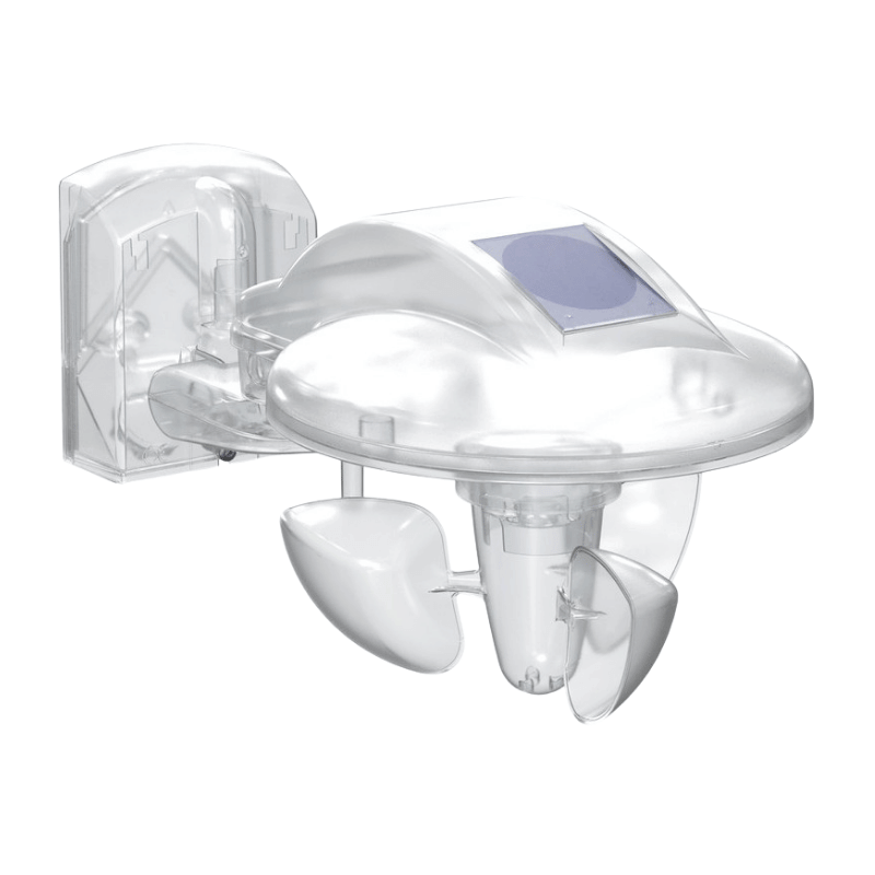 Gira KNX-Wettersensor 838000 – für Wetterzentrale, Temperatur, Helligkeit, Wind, IP44