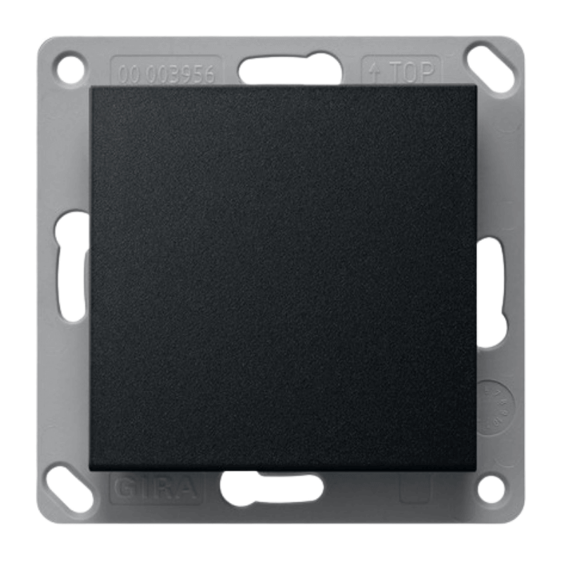 Gira Bluetooth-Wandsender 2461005 – System 55, 1-fach, schwarz matt