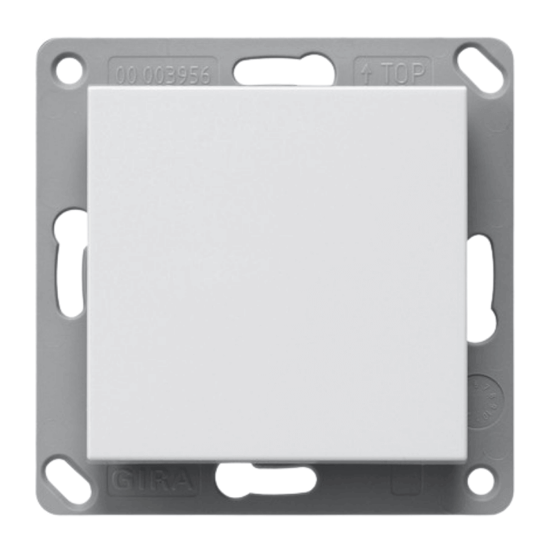 Gira Bluetooth-Wandsender 246127 – System 55, 1-fach, reinweiß seidenmatt