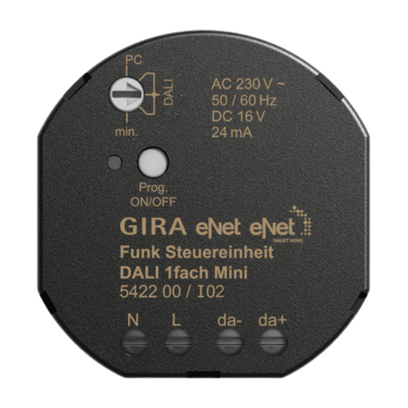 Gira Funk-Steuereinheit 542200 – eNet mini, 1-fach, DALI