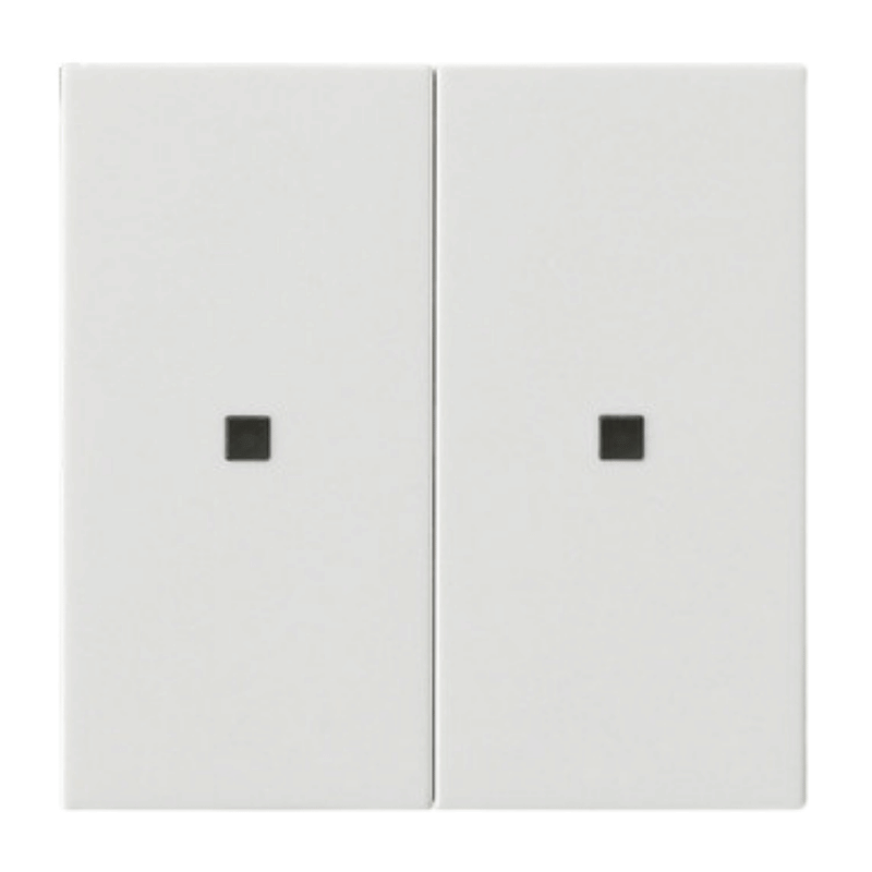 Gira KNX-RF-Bedienaufsatz 510703 – System 55, 2-fach, reinweiß glänzend