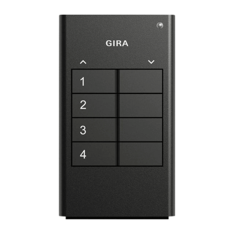 Gira KNX-RF-Handsender 512400 – 4-fach, Funksteuerung, batteriebetrieben