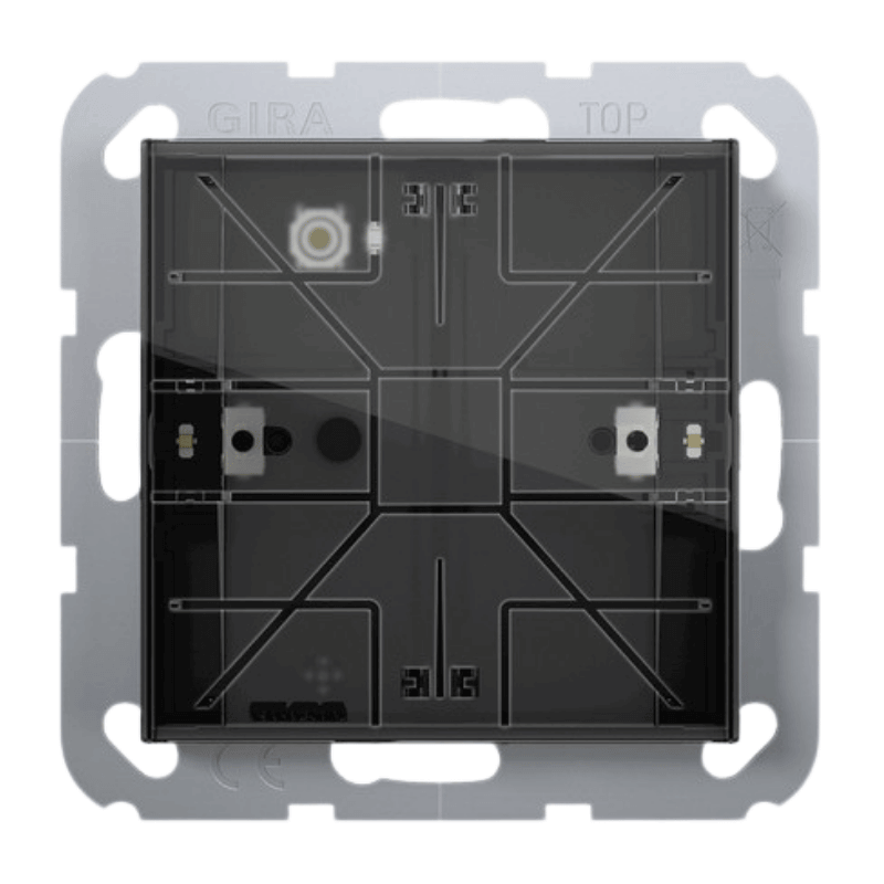 Gira KNX-Tastsensor 4 504100 1-fach Komfort mit Temperatursensor System 55