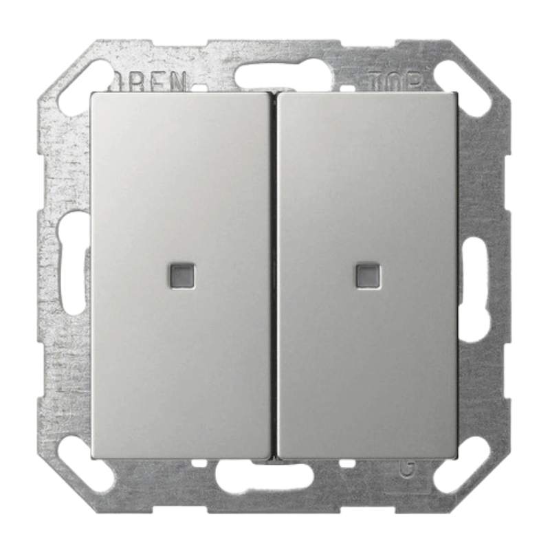 Gira KNX-Tastsensor 5173600 – System 55, 2-fach, edelstahl