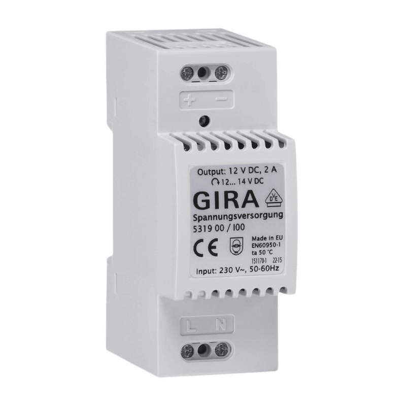 Gira Netzteil 531900 – 12 V DC, 2 A