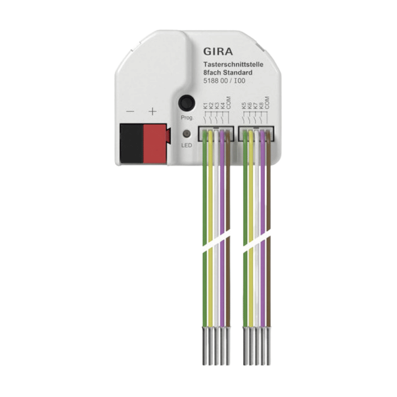 Gira KNX Taster-Busankoppler 518800 – 8-fach, Standard, REG
