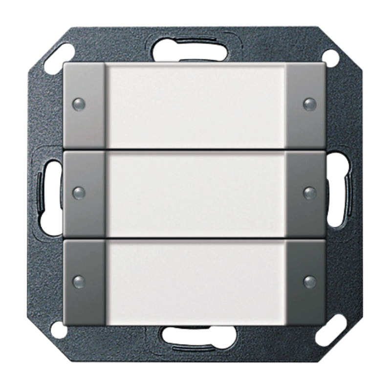 Gira Tastsensor 2 2003600 – System 55, 3-fach, edelstahl