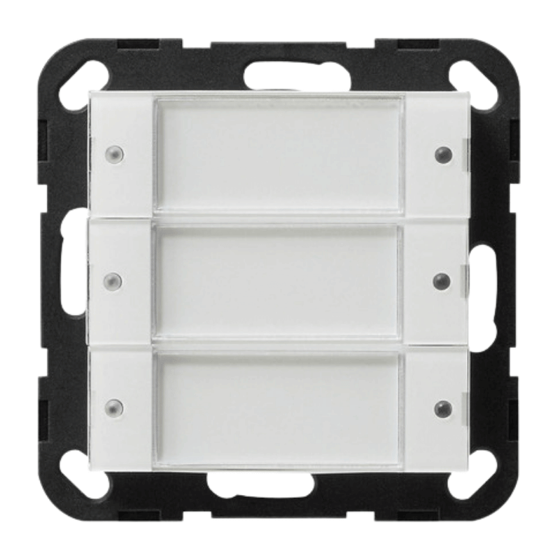 Gira Tastsensor 2003100 – System 55, 2-fach, reinweiß glänzend