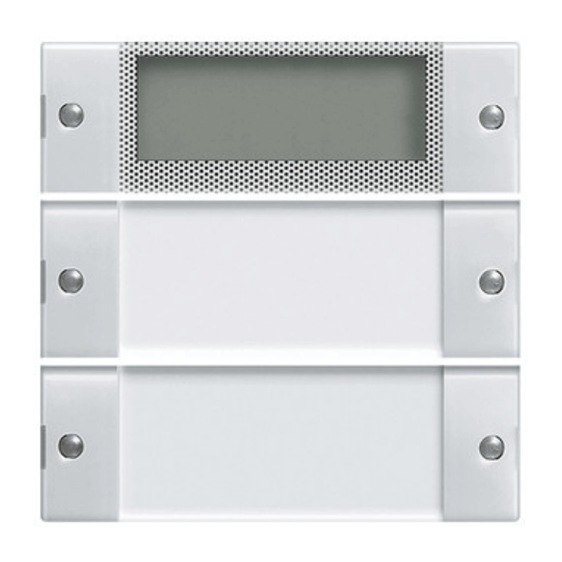 Gira TS3-Wippenset 214203 – System 55, 2-fach, beschriftbar, reinweiß glänzend