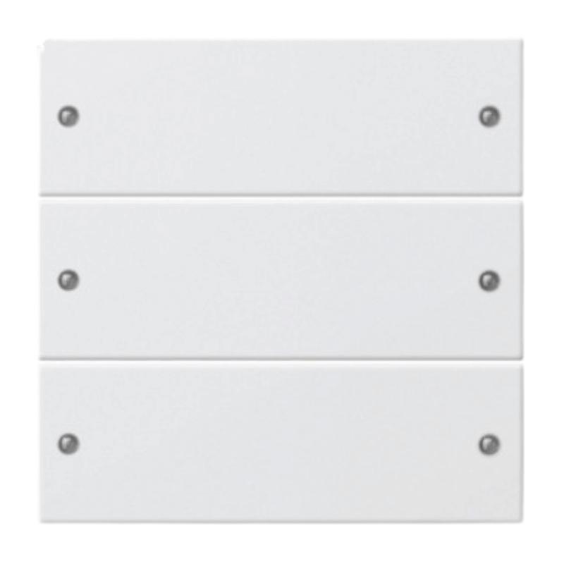 Gira TS3-Wippenset 218327 – System 55, 3-fach, reinweiß seidenmatt